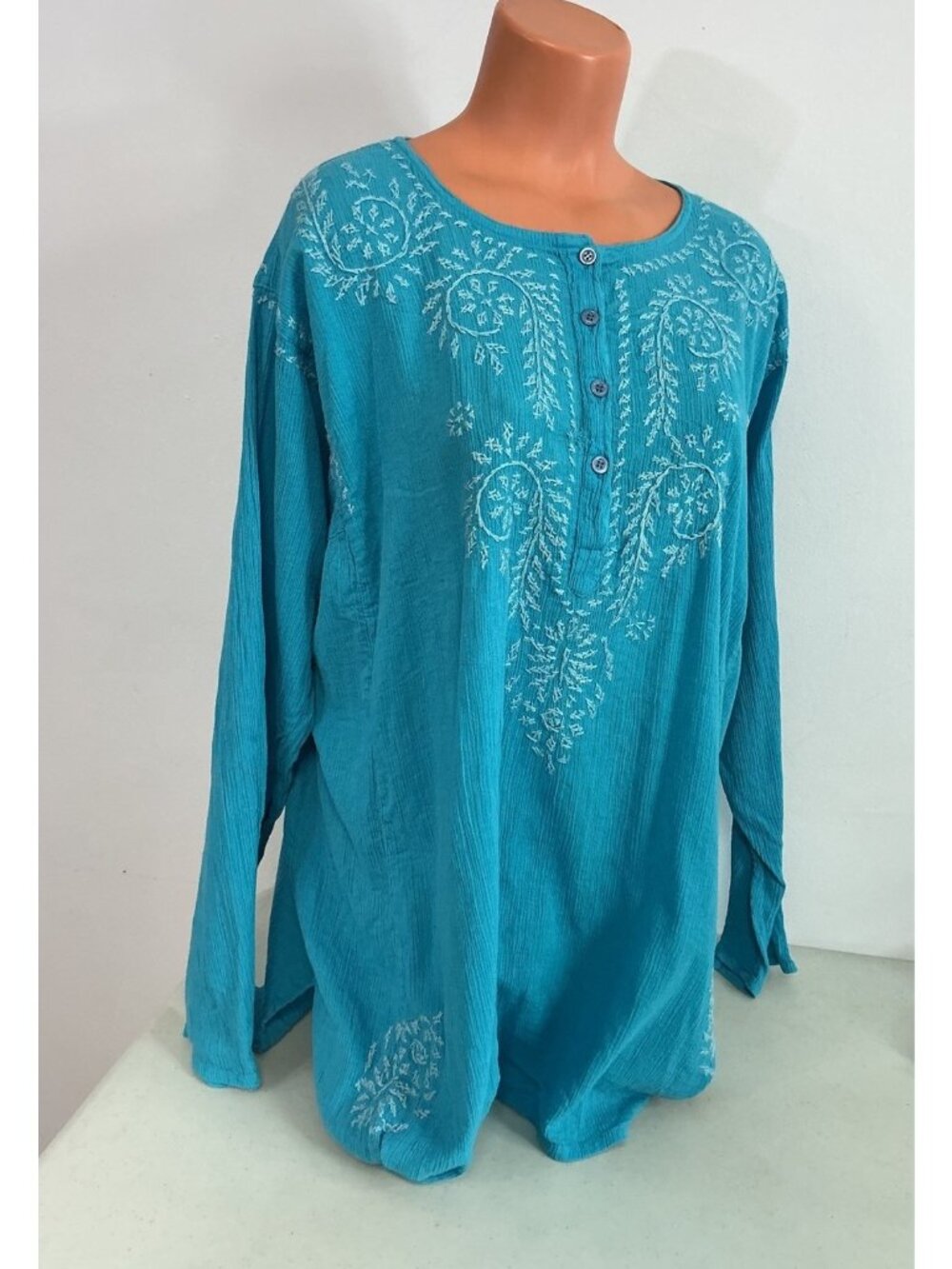 Mexicali Blues Embroidered Shirt Blouse Womens 3XL